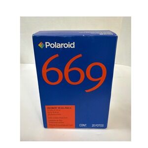 Polaroid 669 Color Instant Pack Film ISO 80 20 Photos Expired 02/2009 Vintage